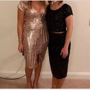 Rose Gold Party Dress